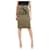 Vanessa Bruno Green belted denim skirt - size UK 10 Cotton  ref.1119346
