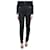 Saint Laurent Black slim-fit wool trousers - size UK 10  ref.1119350