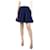 Alaïa Mini-jupe en maille stretch texturée bleue - taille UK 12 Viscose  ref.1119352