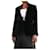 Dolce & Gabbana Blazer de veludo preto - tamanho UK 14 Raio  ref.1119374