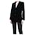 Theory Black velvet draped jacket - size UK 8 Polyester  ref.1119376