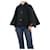 Chloé Black wool cape - size UK 8  ref.1119378