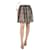 Valentino Black floral lace skirt - size UK 8 Nylon  ref.1119379