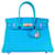Birkin Hermès Handtaschen Blau Leder  ref.1119492