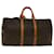 Louis Vuitton-Monogramm Keepall 50 Boston Bag M.41426 LV Auth 58140 Leinwand  ref.1119621