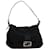 FENDI Mamma Baguette Shoulder Bag Nylon Black Auth ac2413  ref.1119629