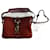 Chloé Handbags Silvery Dark red Leather Metal  ref.1119678
