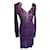 Thierry Mugler Dresses Purple Leather Viscose  ref.1119740