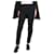 Theory Pantalon droit noir - taille UK 6 Laine  ref.1119748