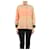 Fendi Beige colour-block pleated blouse - size UK 4 Silk  ref.1119764
