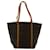 Louis Vuitton Sac Shopping Marrom Lona  ref.1119952