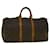 Louis Vuitton Keepall 50 Castaño Lienzo  ref.1120108