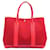 Hermès HERMES GARDEN PARTY HANDBAG 36 CANVAS AND RED LEATHER CANVAS & LEATHER BAG  ref.1120175