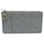 NEW CHRISTIAN DIORZIPPE CARD HOLDER GRAY CANNAGE LEATHER WALLET CARD HOLDER Grey  ref.1120190