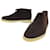 NEW LORO PIANA SHOES WALK AND WALK CHUKKA ANKLE BOOTS 41 Item 42 FR SHOES Brown Suede  ref.1120301