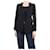 Valentino Black single-buttoned blazer - size UK 8  ref.1120379