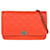 Chanel Boy Orange Leder  ref.1120606