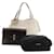 GUCCI GG Canvas Shoulder Bag Nylon Leather 3Set Beige Brown black Auth bs8794  ref.1120838
