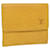 LOUIS VUITTON Epi Porte Monnaie Bier Cartes Crdit Yellow M63489 LV Auth bs9490 Leather  ref.1120921