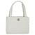 CHANEL Wild Stitch Tote Bag Leather White CC Auth bs9577  ref.1120925