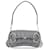 Gucci Graue kleine Schultertasche mit Horsebit-Kette Leder  ref.1121170