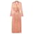 Autre Marque Trench coat de cetim de seda galvanizado Rosa  ref.1121186