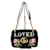 Gucci Marmot velvet bag with "Loved" patch Black Multiple colors  ref.1121198