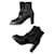 Longchamp Ankle Boots Black Patent leather Fur  ref.1121200