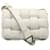 Bottega Veneta Padded Cassette Bag in White Leather Pony-style calfskin  ref.1121228