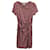 Vestido Mock-Wrap Estampado Diane Von Furstenberg em Seda Multicolor Multicor  ref.1121256