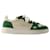 Dice Lo Sneakers - Axel Arigato - Leather - White/Kale Green Pony-style calfskin  ref.1121342