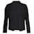 Theory Lanai Collarless Open-Front Blazer in Black Wool  ref.1121351