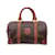 Céline Bolsa vintage de lona de macadame marrom Boston Duffel Duffle  ref.1121352