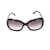 Chanel Übergroße getönte Sonnenbrille Schwarz Kunststoff  ref.1121389