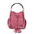 Gucci Miss Bamboo Bucket Drawstring Bag  387613 Pink Leather Pony-style calfskin  ref.1121409