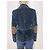 Massimo Dutti Samtblazer Navy Blau - Ansicht 2