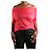 Colombo Red off-the-shoulder top - size IT 48 Cashmere  ref.1121893