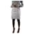 Dries Van Noten Grey jacquard skirt - size FR 40 Cotton Polyester Rayon  ref.1121937