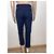 Pantalones Cropped Joseph Azul Marino Algodón - vista 2