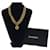 Colar Chanel com cinto medalhão em corrente Dourado Cadeia  ref.1122170