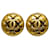 Timeless Chanel boucles d'oreilles Dourado Banhado a ouro  ref.1122377