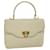 BALLY Quilted Hand Bag Leather Beige Auth bs9678  ref.1122460