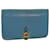 Hermès HERMES Dogon GM Wallet Leather Blue Auth ar10643b  ref.1122517