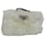 PRADA Clutch Bag Fur White Auth 58971  ref.1122523