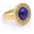 Autre Marque AZTEC-Goldring mit Lapislazuli Golden Marineblau - Ansicht 2