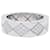 Chanel ring, "Quilted", white gold and diamonds.  ref.1123101
