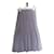 Chloé Skirts Cream Dark blue Silk  ref.1123148