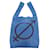Balenciaga Supermarket Shopper Handbag 506781 Blue Leather Pony-style calfskin  ref.1123218