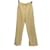 Autre Marque NON SIGNE / UNSIGNED  Trousers T.International S Cotton Yellow  ref.1123282