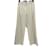 Autre Marque NON SIGNE / UNSIGNED  Trousers T.fr 36 Polyester Cream  ref.1123283